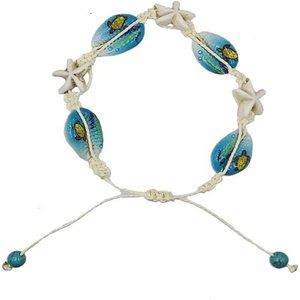 Shell Bracelets for Women Adjustable Boho Beach Starfish Sea Turtle Bracelets